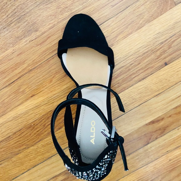 Black sparkly suede stiletto 🖤 - Picture 3 of 3